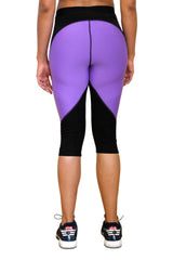 Pro Resistance Capris for Women - Electric Purple