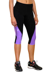 Pro Resistance Capris for Women - Electric Purple